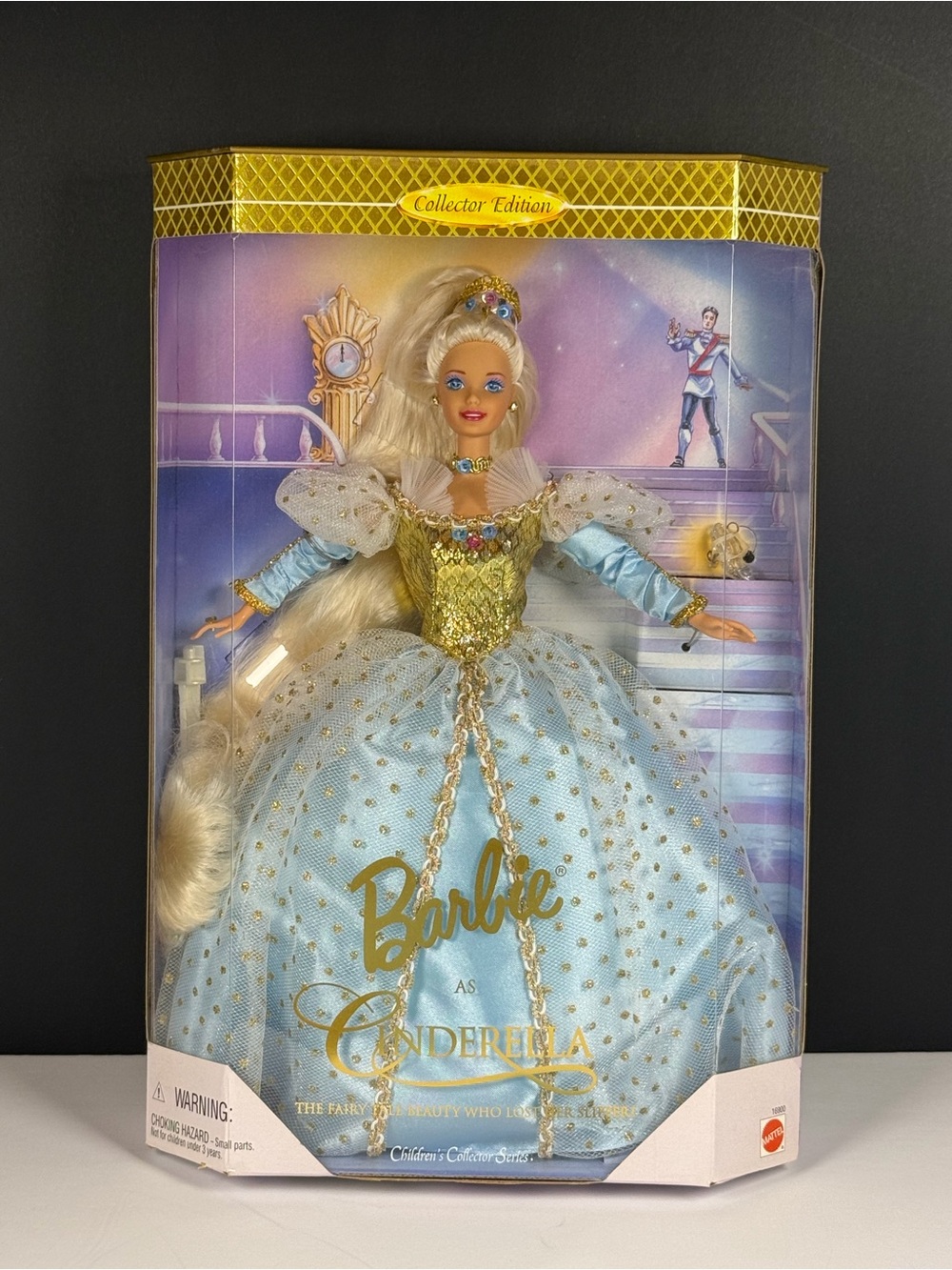 Barbie as Cinderella Collector Edition Dress-Up Costume Doll - Light Blue & Gold